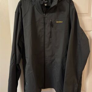 Kugnala Black Men's Rain Jacket